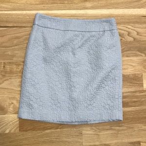 Loft Patterned Grey Pencil Skirt